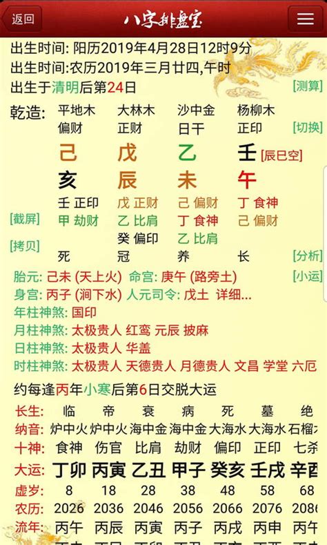 線上八字排盤|快速排盤